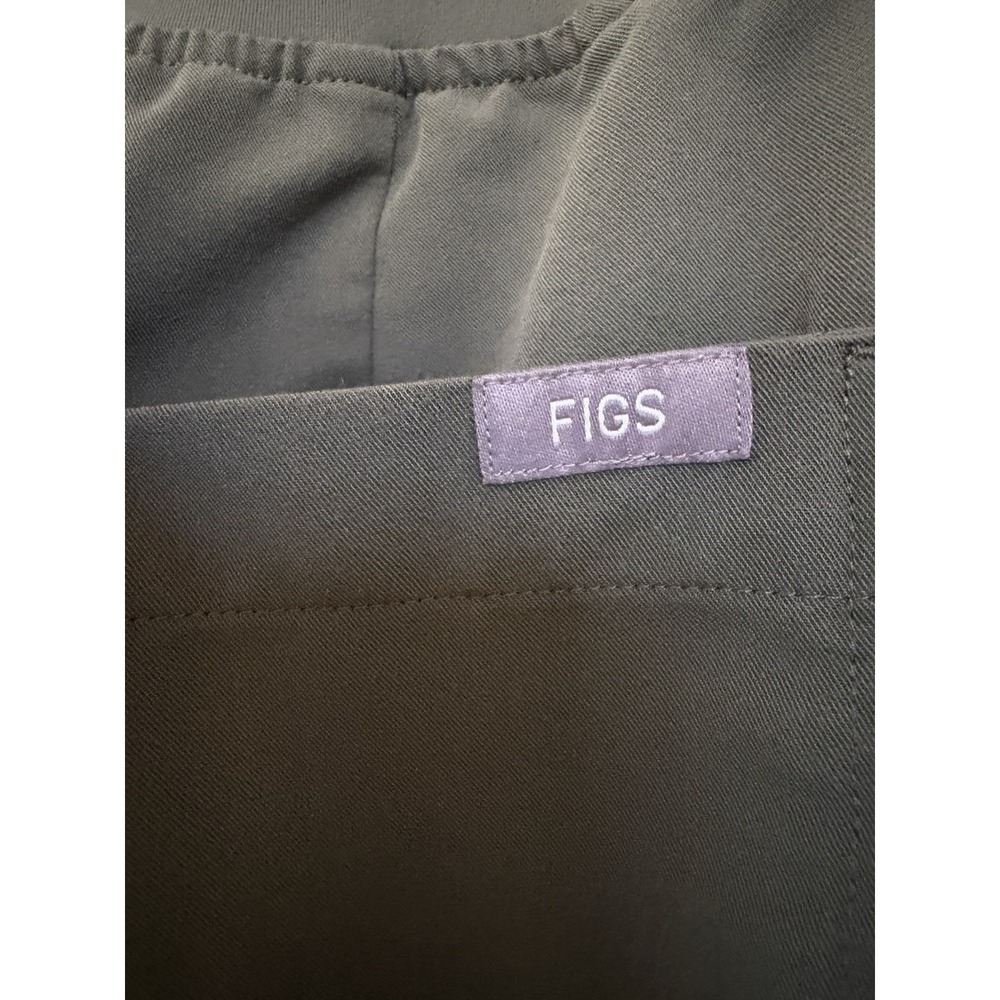 FIGS Yola High Rise Scrub Pants L Moss Healthcare Worker Apparel Medical Dental - Picture 9 of 16